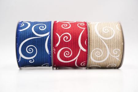 Classic Swirl Pattern Wired Ribbon - Classic Swirl Pattern Wired Ribbon